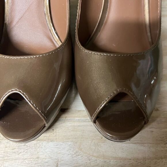 Donald j pliner peep toe wedge heels 7.5 - Picture 2 of 7